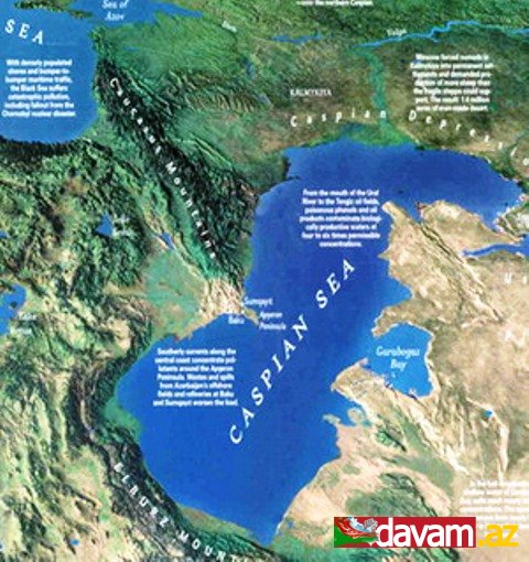 Azərbaycan XİN: Xəzər dənizinin şimal hissəsi faktiki olaraq sahilyanı dövlətlər arasında bölüşdürülüb