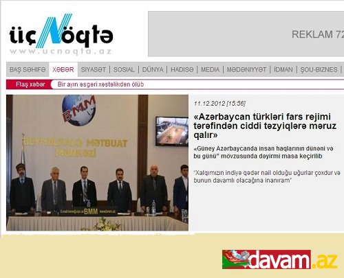 «Azərbaycan türkləri fars rejimi tərəfindən ciddi təzyiqlərə məruz qalır»