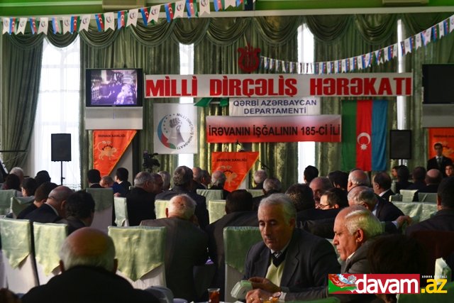 MDHP Qərbi Azərbaycan Departamenti “İrəvanın işğalının 185-ci ili”ni qeyd etdi.
