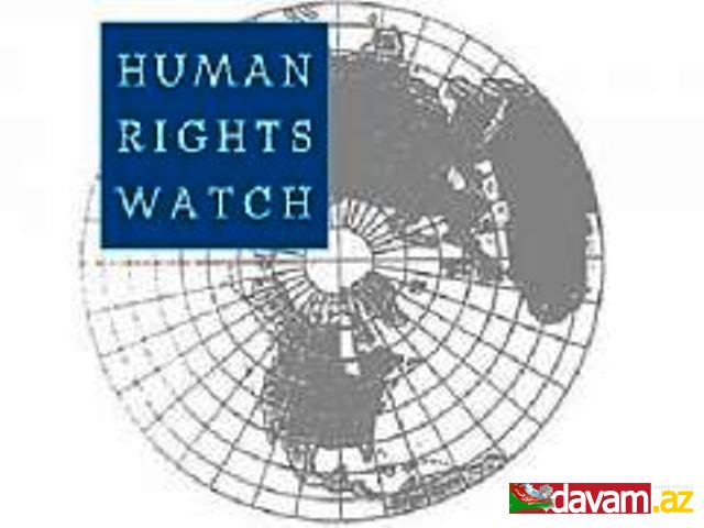 Human Rights Watch azərbaycanlı fəalların azad edilməsini tələb etdi