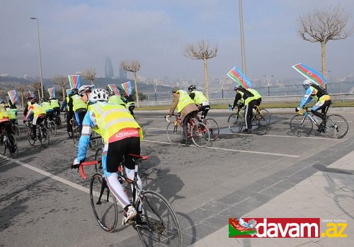 Azərbaycan Gəncləri Gününə həsr olunmuş veloyürüşdə 200 velosipedçi iştirak edib