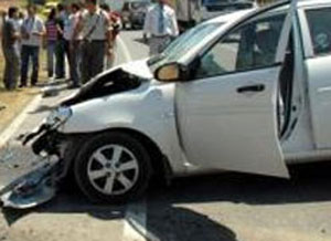 Beyləqan rayonunda ağır yol qəzası olub, üç nəfər ölüb, üç nəfər yaralanıb