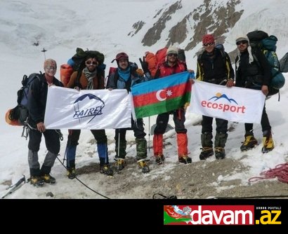 Azərbaycan idmançıları Pamir dağlarının “Lenin” zirvəsinə yürüş ediblər