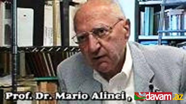 İtaliyalı professor Mario Alinei: Etrusklar türk olmuşlar