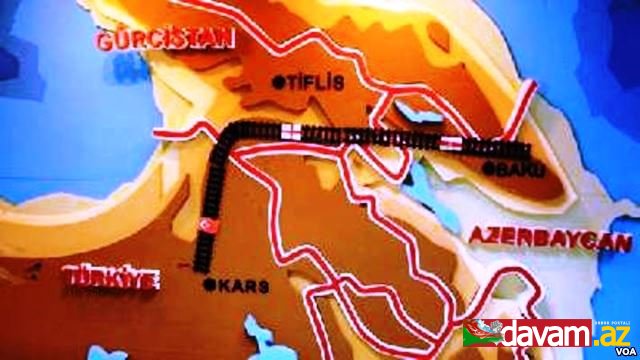 2014-cü ilin sonunadək Bakı-Tbilisi-Qars dəmir yolunda ilk qatar yola salınacaq