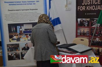 İsrailin Lod şəhərində "Xocalıya Ədalət" fotosərgisi açıldı