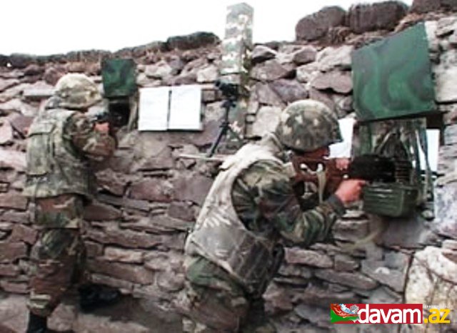 İşğalçı Ermənistan Ordusu Azərbaycan Silahlı Qüvvələrinin mövqelərini atəşə tutmaqda davam edir