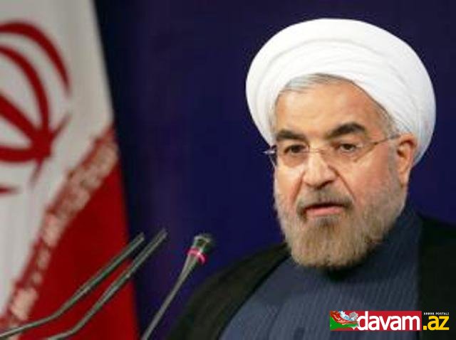 Həsən Ruhani İrana qarşı sanksiyaları aradan qaldırmağa çağırıb