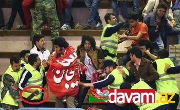 Tehran polisinin Urmiyalı voleybol tərəfdarlarını döyməsinə kəskin reaksiyalar verilir (foto)