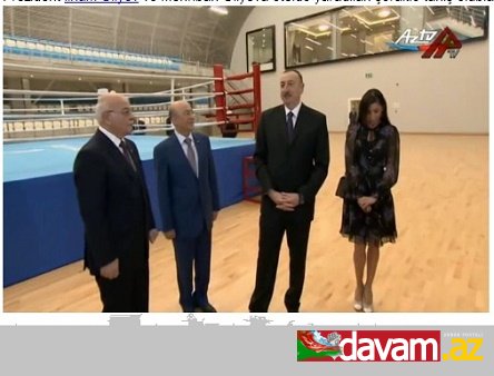 Prezident İlham Əliyev Azərbaycan Boks Federasiyasının inzibati binasının açılışında iştirak edib