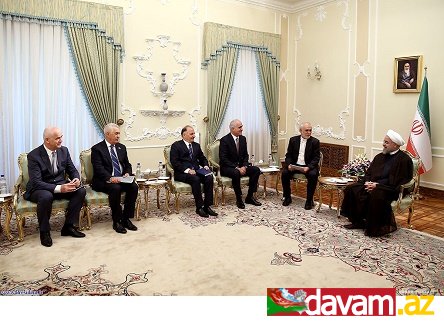 Ruhani: -İran Azərbaycanla olan əlaqələrin inkişafını müsbət qarşılayır