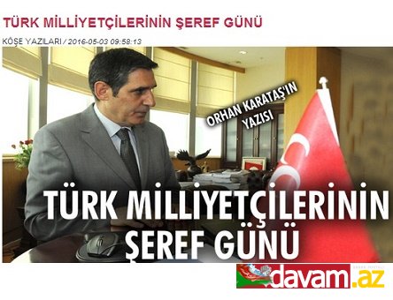 TÜRK MİLLİYETÇİLERİNİN ŞEREF GÜNÜ