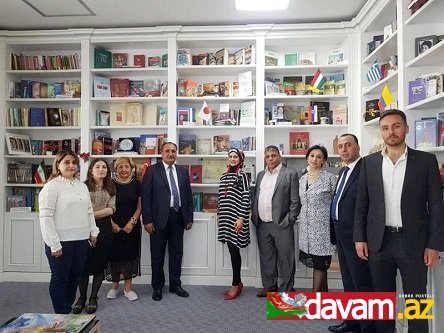 İordaniya parlamentinin deputatları Mərkəzi Elmi Kitabxananı ziyarət ediblər
