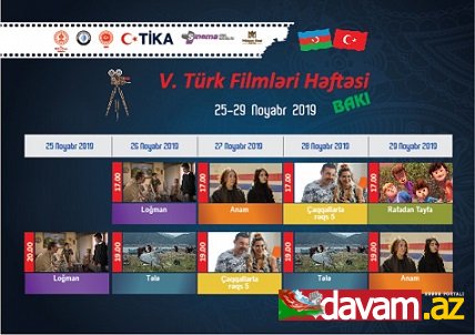 Bakıda “Türk filmləri həftəsi” keçiriləcək