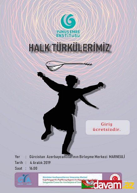 Marneulidə gürcü-türk xalq musiqiləri konserti keçiriləcək - YEE