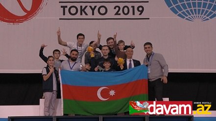 Yeniyetmə gimnastlarımız Batut Gimnastikası üzrə Dünya Yaş Qrupu yarışlarında II yeri tutublar