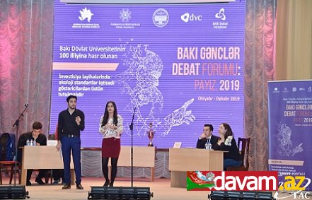 “Respublika Gənclər Debat Forumu: Payız 2019” layihəsinin qalibləri mükafatlandırılıb