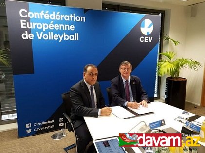 Azərbaycan Voleybol Federasiyası Avropa Voleybol Konfederasiyası ilə müqavilə imzalayıb