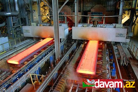Metallurgiya sənayesində 686,8 milyon manatlıq məhsul istehsal olunub