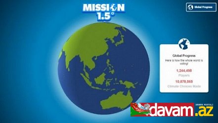 BMT-nin İnkişaf Proqramı iqlim dəyişikliyi üzrə “Missiya 1.5” kampaniyasına başlayıb