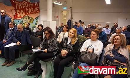 Diaspor üzvlərimiz İsveçin Beynəlxalq İşlər İnstitutunun seminarında iştirak ediblər