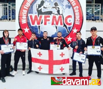 Bakıda keçirilən yarışda Marneulili idmançılar 6 medal qazanıblar