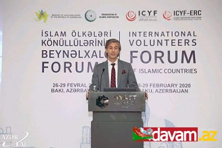 Bakıda İslam ölkələri könüllülərinin beynəlxalq forumu keçirilib