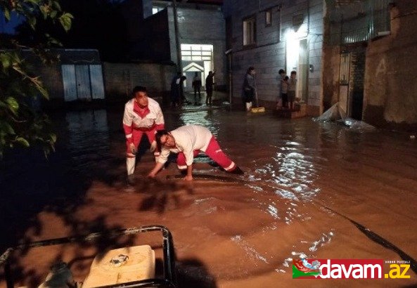 Güney Azərbaycanın Xoy məntəqəsində sel baş verib