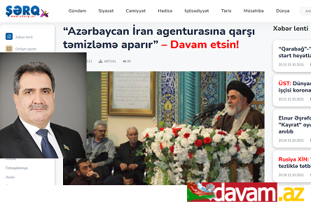 “Azərbaycan İran agenturasına qarşı təmizləmə aparır” – Davam etsin!