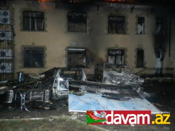 İsmayıllıda kütləvi aksiya - məmurların oteli, villası yandırıldı - YENI FOTOLAR+YENİLƏNİB