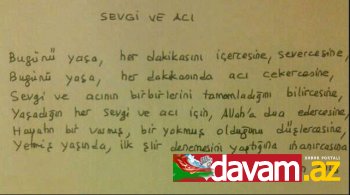 Ergenekon davasından tutuklu bulunan Eski Genelkurmay Başkanı İlker Başbuğ'dan şiir...